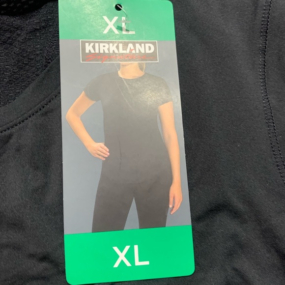 NWT Kirkland Signature Black Active Tee Sz. XL - Picture 2 of 6